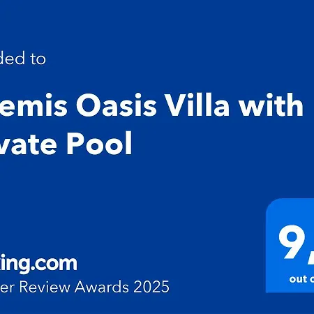 Artemis Oasis With Private Pool 빌라 Khartáta